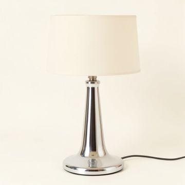 Wargo 27.5 '' Chrome Table Lamp Set (synthetic illustration; no displayed measurements)