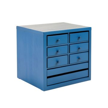 Alder Brook Small-Parts Storage Drawer Cabinet - Blue