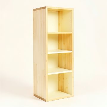 Maple Brook Narrow Cubby Tower - Cream (synthetic illustration; no displayed measurements)