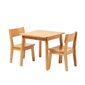 Mid Century Kids 3 Piece Play Table And Chair Set