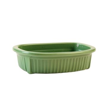 Harbor Brook Empty Railing Planter With Integral Brackets - Green