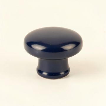 Pine Branch Cabinet Knob Without Packaging - Navy (synthetic illustration; no displayed measurements)