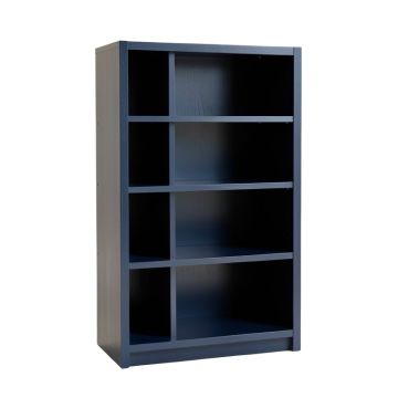 Clay Crest Freestanding Bookcase - Navy