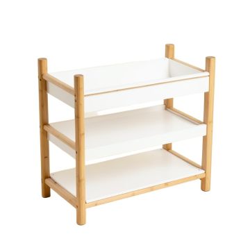 Summit Bend Empty Countertop Canister Rack - White