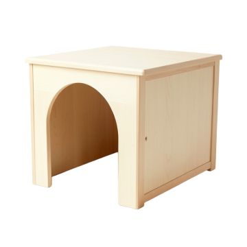 Cliff Branch Empty Furniture-Style Litter Enclosure - Ivory