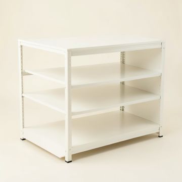River Branch Desktop Shelving Unit - White (synthetic illustration; no displayed measurements)