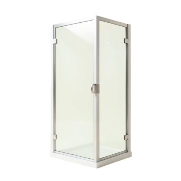 Aqua Fold 36 '' W X 58 '' H Folding Semi-Frameless Tub Door