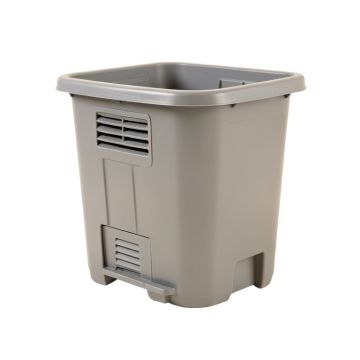 Pine Bend Closed Garden Compost Bin - Gray