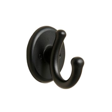 Clay Bridge Wall-Mounted Robe Hook - Black