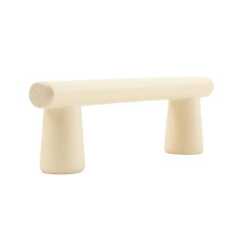 Ridge Arc Cabinet Handle Without Packaging - Cream