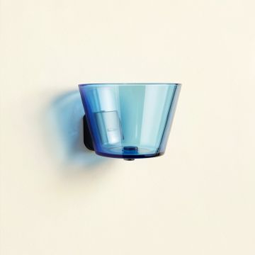 Briar Dale Wall Sconce Mounted On A Plain Wall - Blue (synthetic illustration; no displayed measurements)