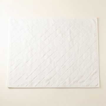 Sage Bridge Bath Mat - White (synthetic illustration; no displayed measurements)