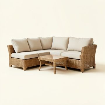 Kari 4 Piece Rattan Sofa Seating Group With Cushions (synthetic illustration; no displayed measurements)