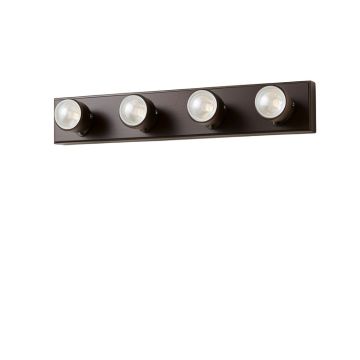 Govind 4-Light Dark Bronze Dimmable Vanity Light