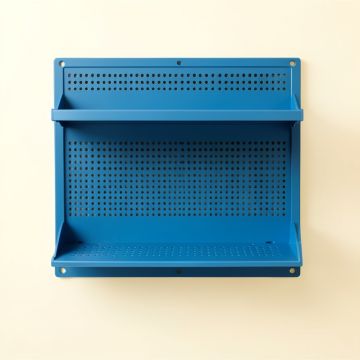 Juniper Crossing Empty Wall-Mounted Tool Organizer Panel - Blue (synthetic illustration; no displayed measurements)
