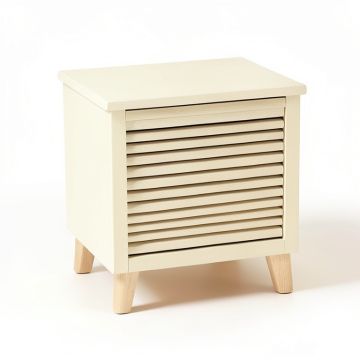 Wren Arc Nightstand - Cream (synthetic illustration; no displayed measurements)