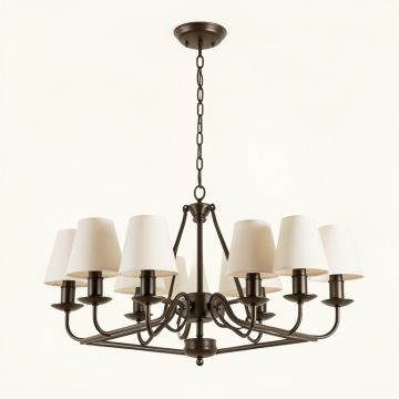 Keeling 8 - Light Shaded Classic / Traditional Chandelier (synthetic illustration; no displayed measurements)