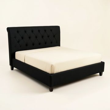 Cassville Tufted Upholstered Low Profile Platform Bed (synthetic illustration; no displayed measurements)