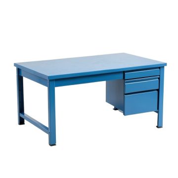 Stone Bend Empty Workshop Workbench - Blue