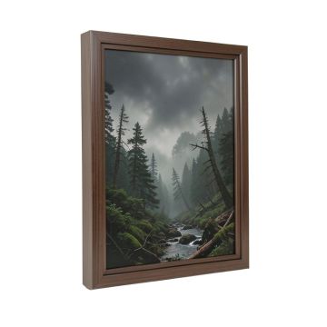 `` On Fire In The Fog '' By Lois Bryan Framed Photographic Print