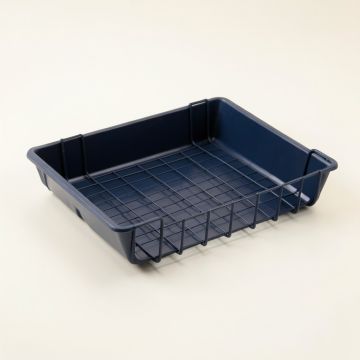 Glen Falls Empty Under-Desk Cable Tray - Navy (synthetic illustration; no displayed measurements)