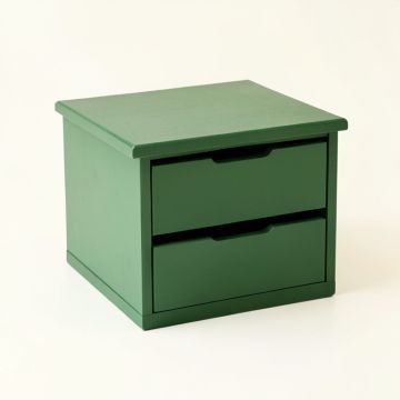 Vale Dell Small-Parts Storage Drawer Cabinet - Green (synthetic illustration; no displayed measurements)