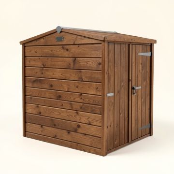 Outdoor 2 Ft. 5 In . W X 2 Ft. D Solid Wood Horizontal Storage Shed (synthetic illustration; no displayed measurements)