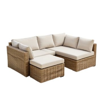 Brayhan Patio Sectional With Cushions