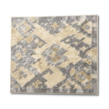 Albria Abstract Tufted Wool Beige/Gray Area Rug (synthetic illustration; no displayed measurements)