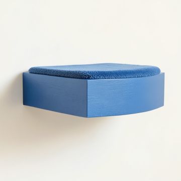 Reed Canyon Wall-Mounted Cat Perch - Blue (synthetic illustration; no displayed measurements)