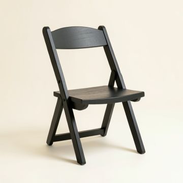 Sage Dale Folding Outdoor Chair - Black (synthetic illustration; no displayed measurements)