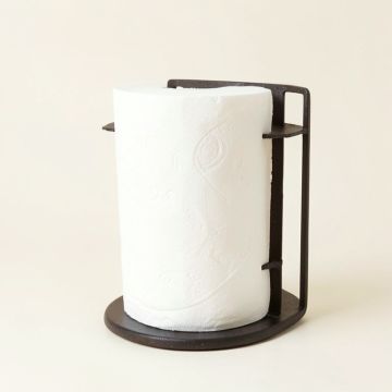 Sunflower Cast Iron Freestanding Paper Towel Holder (synthetic illustration; no displayed measurements)