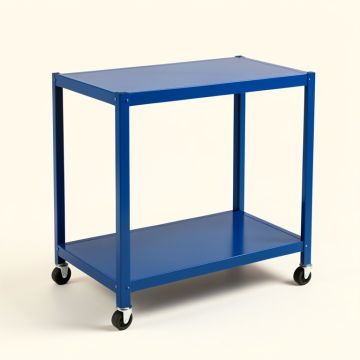 Oak Dale Empty Rolling Workshop Cart - Blue (synthetic illustration; no displayed measurements)