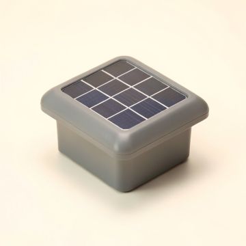 Polyvalent Low Voltage Solar Powered Integrated Led Plastic Step Light Pack (synthetic illustration; no displayed measurements)