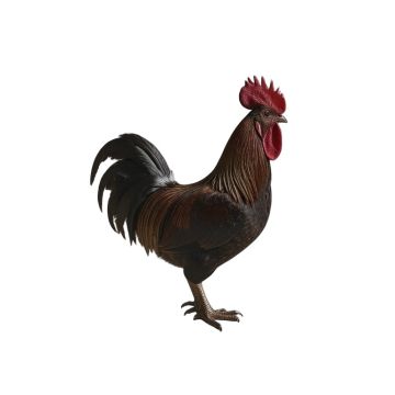 Farm Rooster Vintage Block Sign Wall Decor