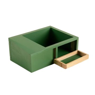 Holly Arc Empty Coffee-Station Organizer - Green (synthetic illustration; no displayed measurements)