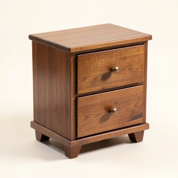 Everly Wooden 2 Drawer Nightstand (synthetic illustration; no displayed measurements)