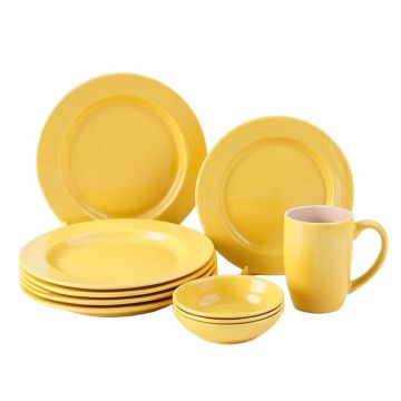 Wellman Bee Sweet 16 Piece Dinnerware Set , Service For 4