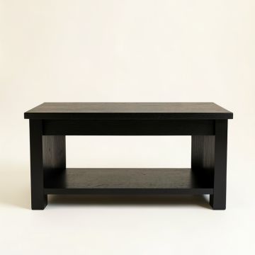 Heath Field Indoor Bench - Black (synthetic illustration; no displayed measurements)