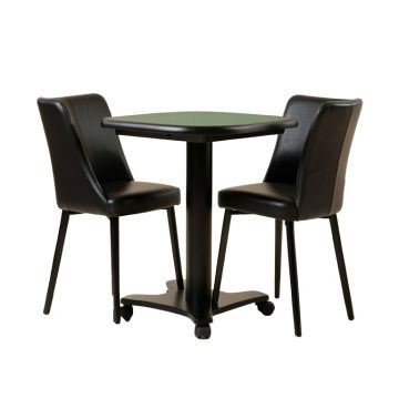 33.8 '' 4 - Player Card Table With Chairs