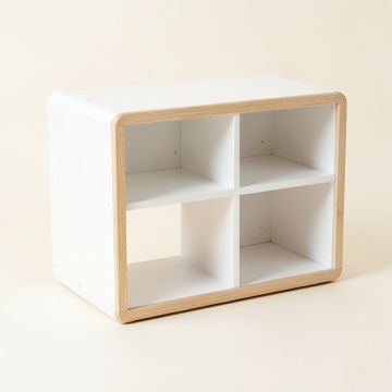 Summit Bluff Low Toy Storage Unit - White (synthetic illustration; no displayed measurements)