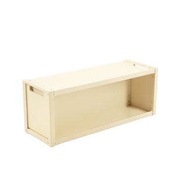 Summit Bend Narrow Outdoor Storage Bench - Ivory