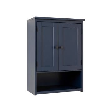 Heath Crest Wall-Mounted Laundry Cabinet - Navy