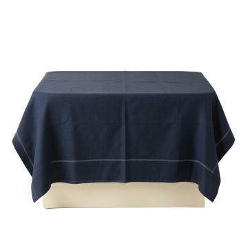 Moss Brook Flat Bed Sheet - Navy