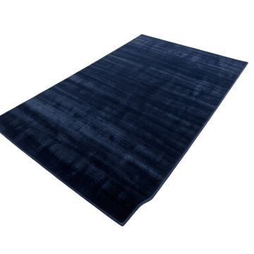 Abstract Dark Blue Area Rug (synthetic illustration; no displayed measurements)