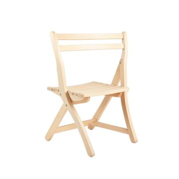 Olive Branch Folding Outdoor Chair - Ivory