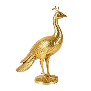 Linkwood `` Gatsby '' Gilded Peacock Statue