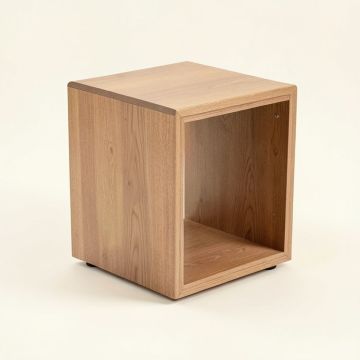 Misael End Table (synthetic illustration; no displayed measurements)