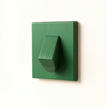 Lake Bridge Wall-Mounted Robe Hook - Green (synthetic illustration; no displayed measurements)