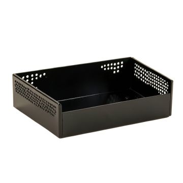 Rowan Bend Empty Under-Desk Cable Tray - Black